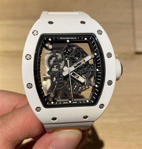 richard mille rm055 white|Richard Mille RM 055 White Ceramic Bubba Watson .